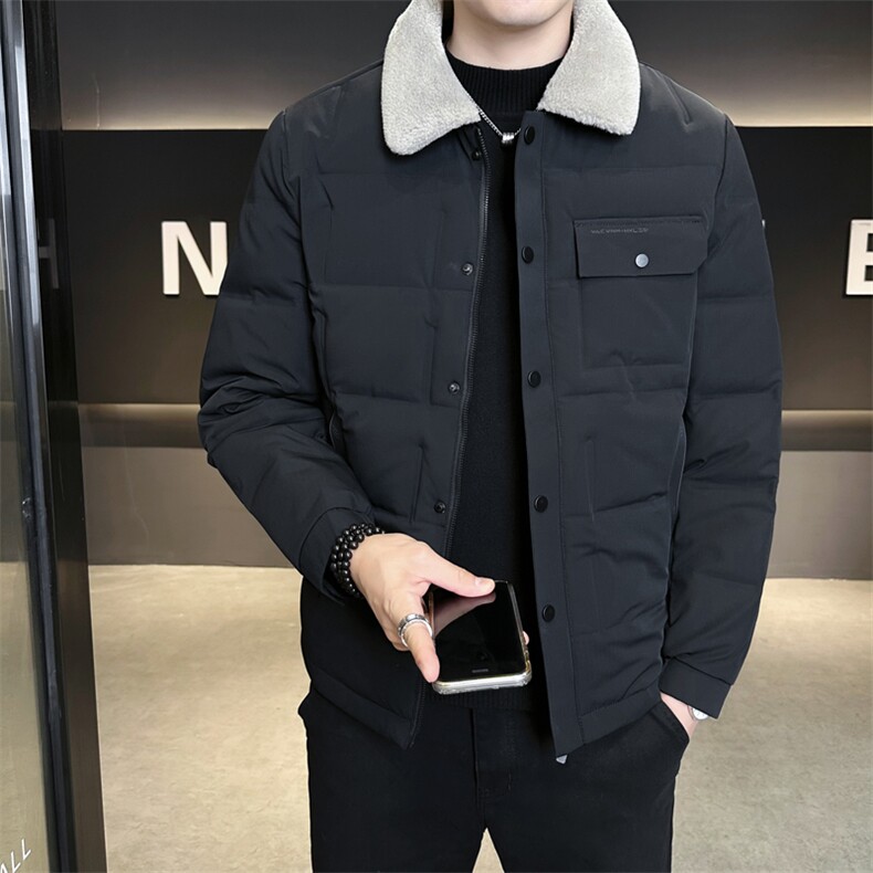 标50绒冬季新款羽绒服男翻领加厚保暖外套潮A329-YR2503-P175,男装羽绒服,电商A329