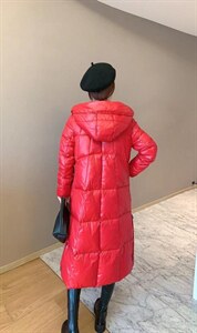 【现货】时尚宽松舒适中长款显瘦羽绒服图片