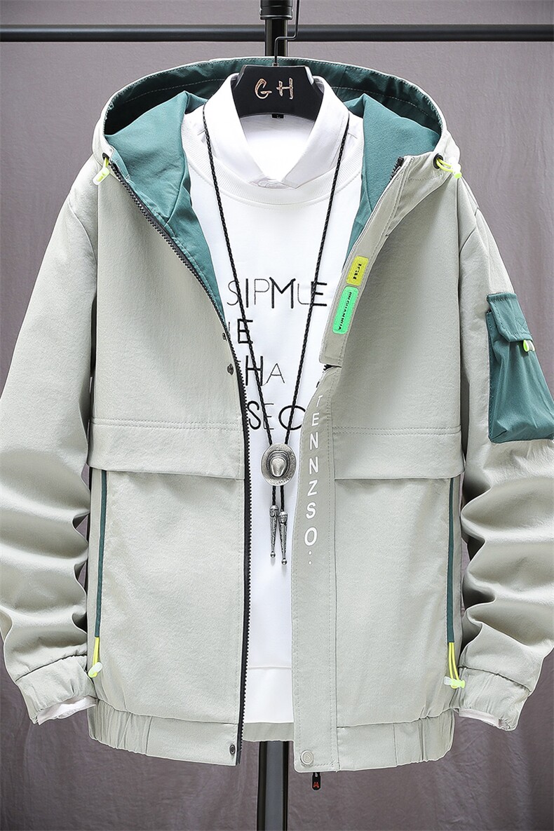 主推款春款工装夹克男士休闲宽松百搭潮男外套A112-JK138-P75,男装夹克,星座1206（原A206）