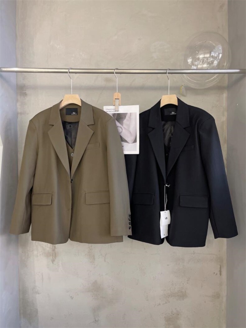 秋季假两件西装，女装西装，FU