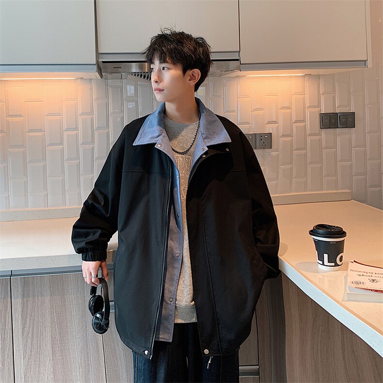 现货假两件夹克男上衣外套JK760P75,男装夹克,星座1204-3