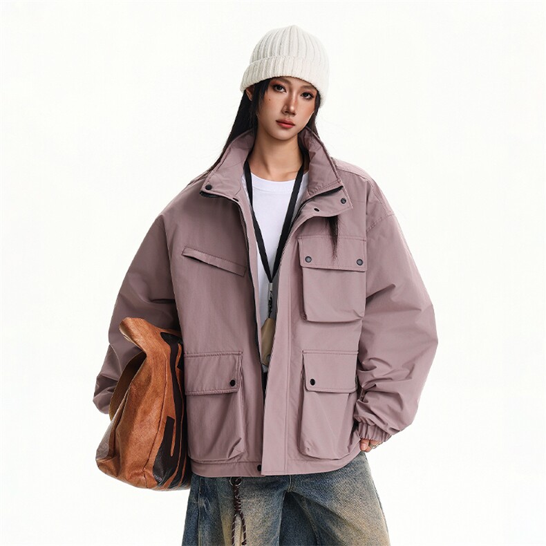 美式新款秋冬多口袋户外机能休闲棉衣外套A436-W990-P95138,男装棉衣,电商A436