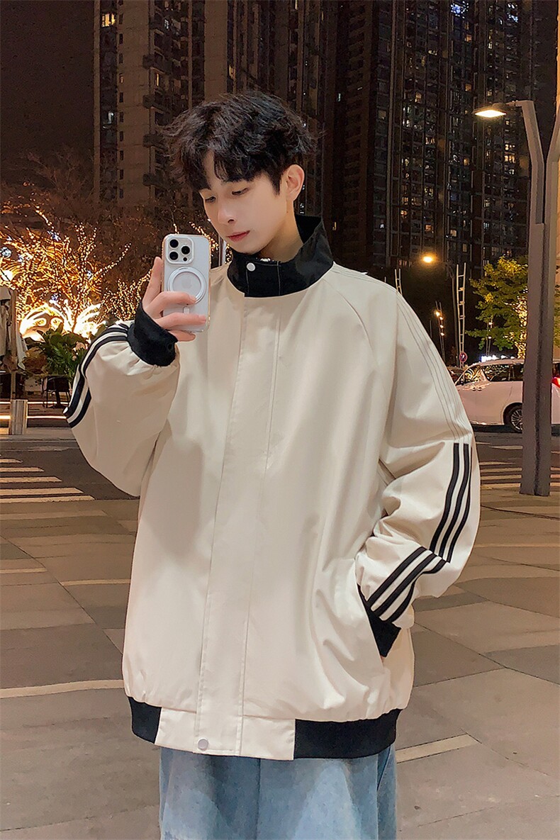 新款现货户外立领夹克男冲锋衣外套JK801-P70,男装夹克,星座1204-3
