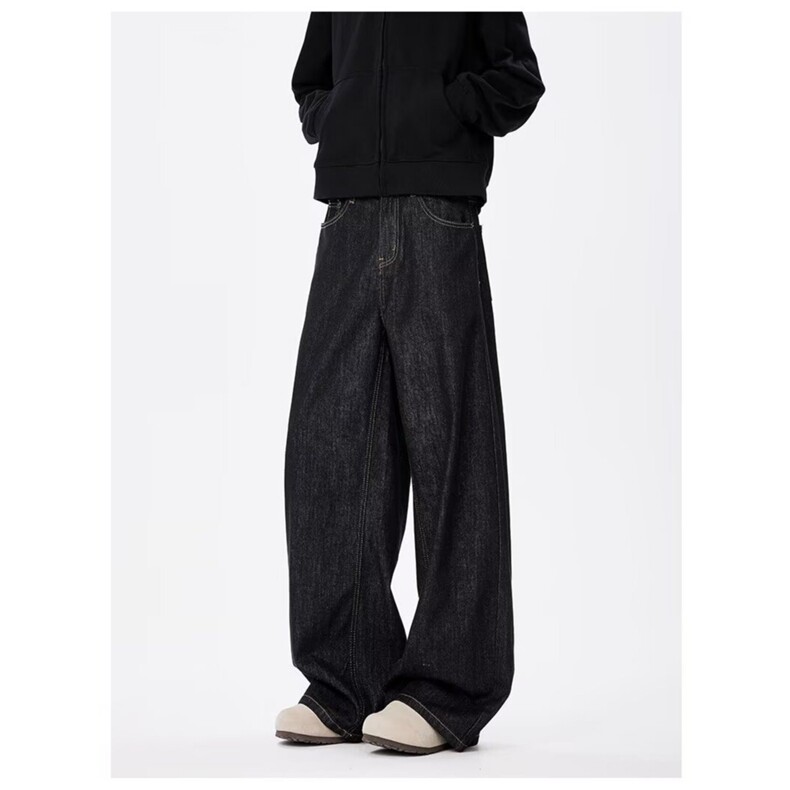 日系新款简约时尚百搭流行慵懒气质ins文艺潮流原宿牛仔裤NZ41，男装牛仔裤，星座516A