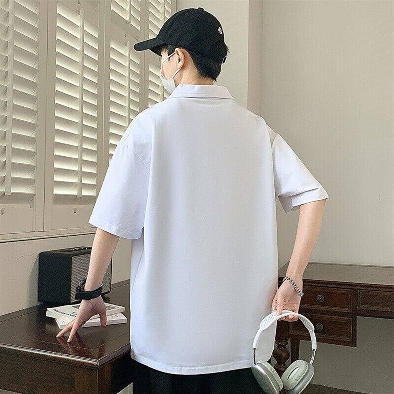 25074-特P43港风翻领短袖polo衫夏季时尚休闲T恤男打底衫,男装T恤,电商D310B