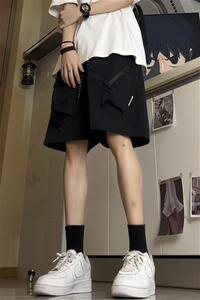 夏季户外冲锋裤休闲裤男 高街短裤速干运动五分裤DK066/P4568图片