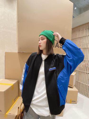 春季新款、撞色外套，女装，卡希·米