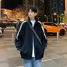 新款现货户外立领夹克男冲锋衣外套JK802-P65，男装夹克，星座1204-3