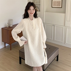 【现货】立体钉珠花呢连衣裙B208-9001-P135K188，女装连衣裙，浙宝208