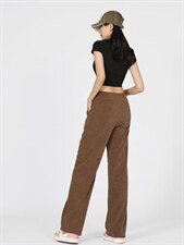 秋冬季拖地裤直筒欧棉绒X7152203P40控60，女装休闲裤，星座715