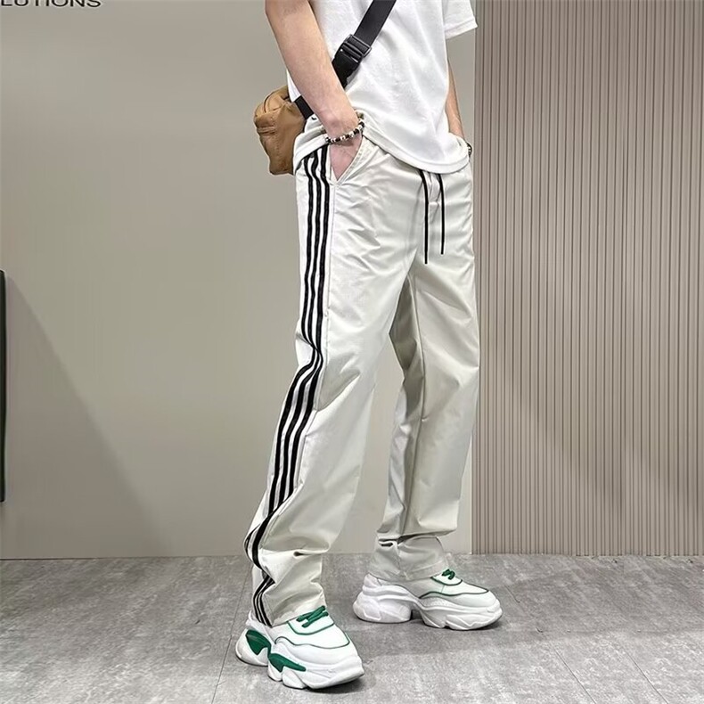 网图现货潮流百搭新款休闲长裤男夏季高级感直筒裤RK362-P42,男装休闲裤,星座1005-4