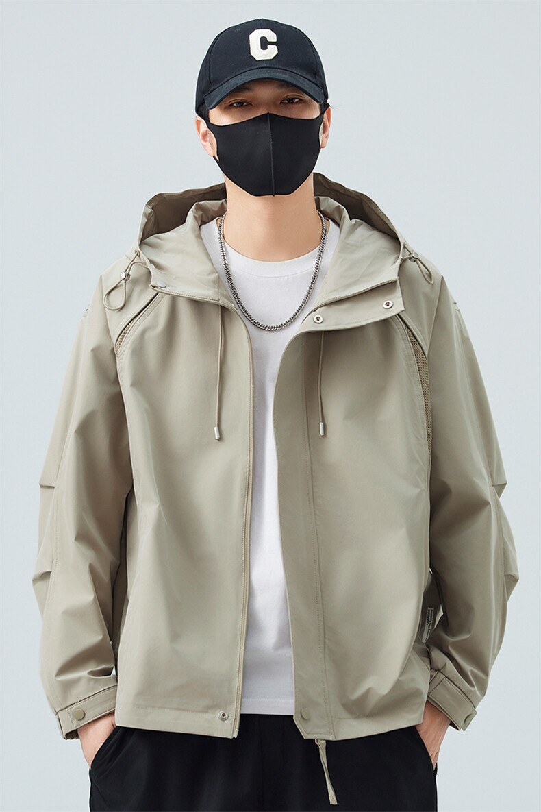 2025新款秋季夹克男士连帽工装外套B240-J88230-P120,男装夹克,电商B240