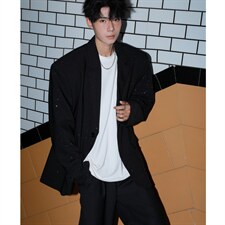 港风成分96%聚酯纤维4%氨纶满天星西服男西装男XF77871P85控138，男装西服套装，星座227-7