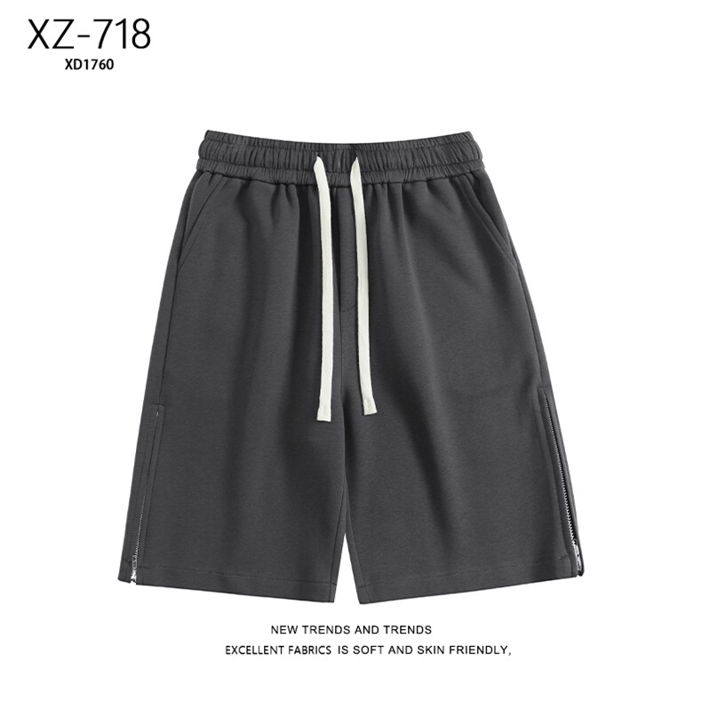 美式拉链开叉设计感男生短裤夏季休闲运动五分裤XD1760-特批29图片