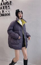 韩版休闲宽松A版羽绒服，女装羽绒服，那简