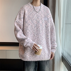 男毛衣海马毛新款秋冬季潮牌圆领上衣针织打底衫提花，男装针织衫/毛衣，星座716-2