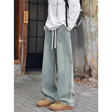 秋季新款美式宽松水洗cleanfit休闲牛仔裤B315-K25449-特p35控68，男装牛仔裤，电商B315