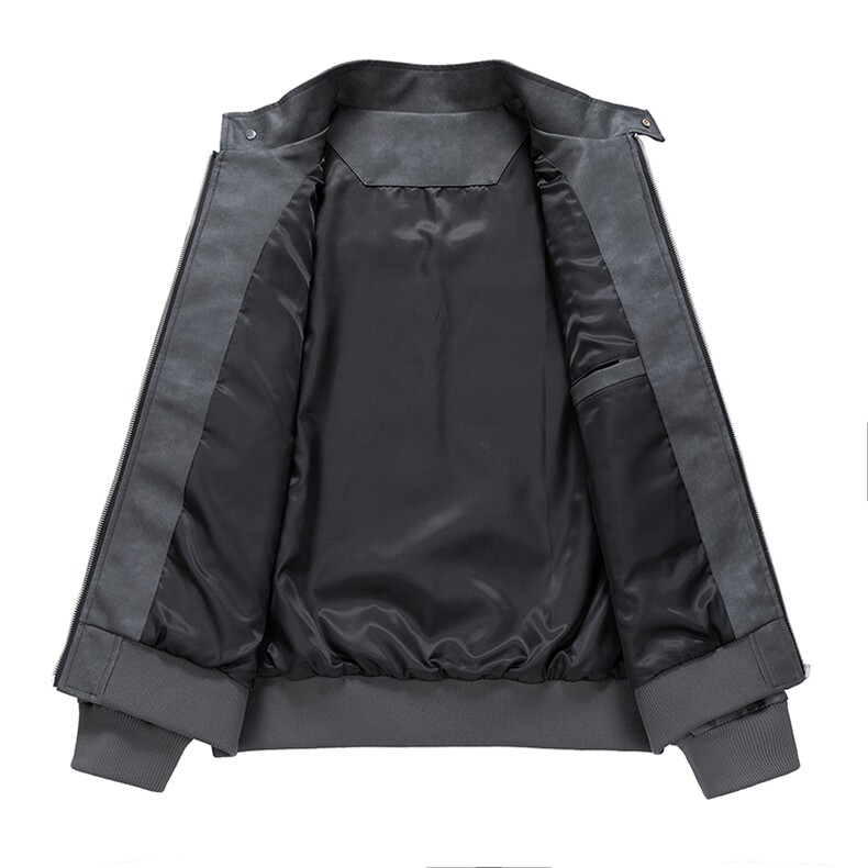 3D大码男士休闲夹克外套8502-P80控138大码元,男装皮衣,星座209