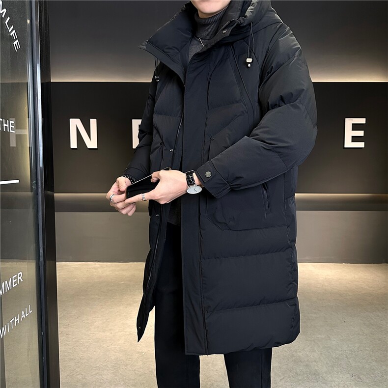 冬季新款男士中长款连帽棉衣，男装棉衣，星座414（原B263）