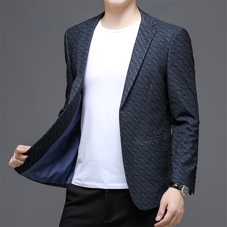 秋季新款西装男西服简约外套西服商务休闲小西装单西,男装西服,电商B360