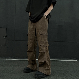 K811-P55 大货足 同款短裤也有大货 男女宽松休闲直筒阔腿裤图片