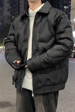 新款有报告冬季轻薄菱形格羽绒服潮外套新标90绒YR25335，男装羽绒服，星座301B-2（原A443-1）