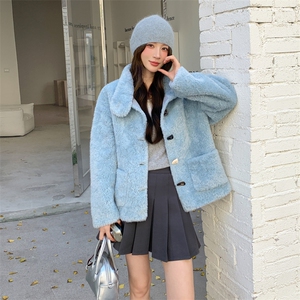 现货  设计感ins风皮毛一体2C229-86311-P249-K398图片