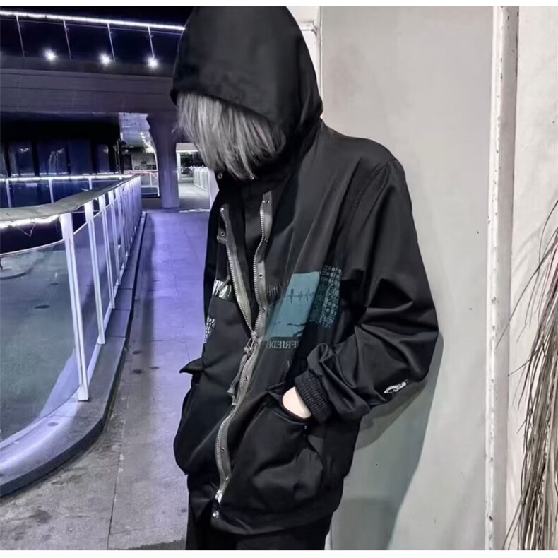 1506/QW030/P78新款卫衣港风宽松简约连帽卫衣同款潮流帅气百搭,男装卫衣,星座1506