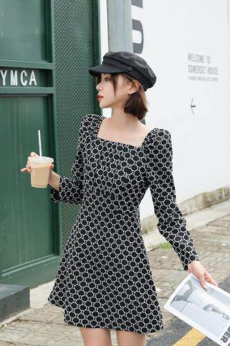 秋装时尚经典连衣裙 显瘦,女装连衣裙,圣·雅姿