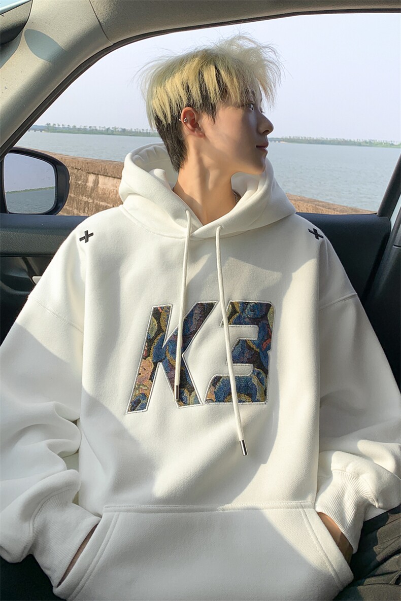 秋冬重磅450克连帽卫衣绣宽松B208-WY3607-P65控89,男装卫衣,电商B208