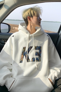 秋冬重磅450克连帽卫衣绣宽松 B208-WY3607-P65控89图片