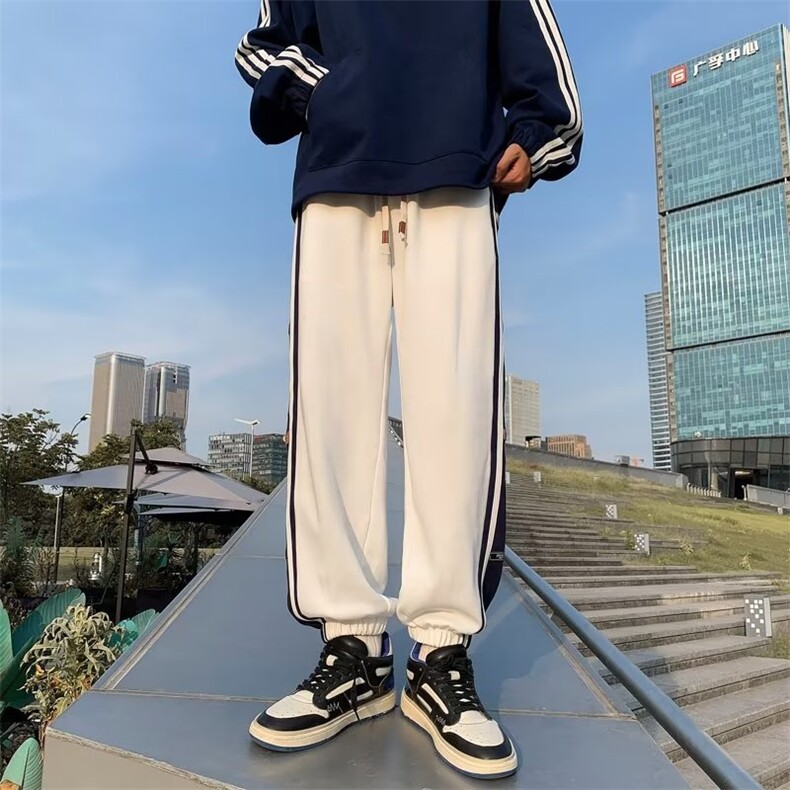 218-1-P30-B159新款时尚休闲潮男百搭常规加绒卫裤,男装休闲裤,四季星座218-1