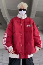 ！2025冬季新款男士撞色棉服加厚保暖情侣棉衣MY209特P80，男装棉衣，电商B220