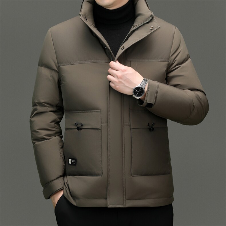 男装羽绒服YR2803新品主推90绒立领面包服实体品质大厂高品质做工,男装羽绒服,钱塘207-1