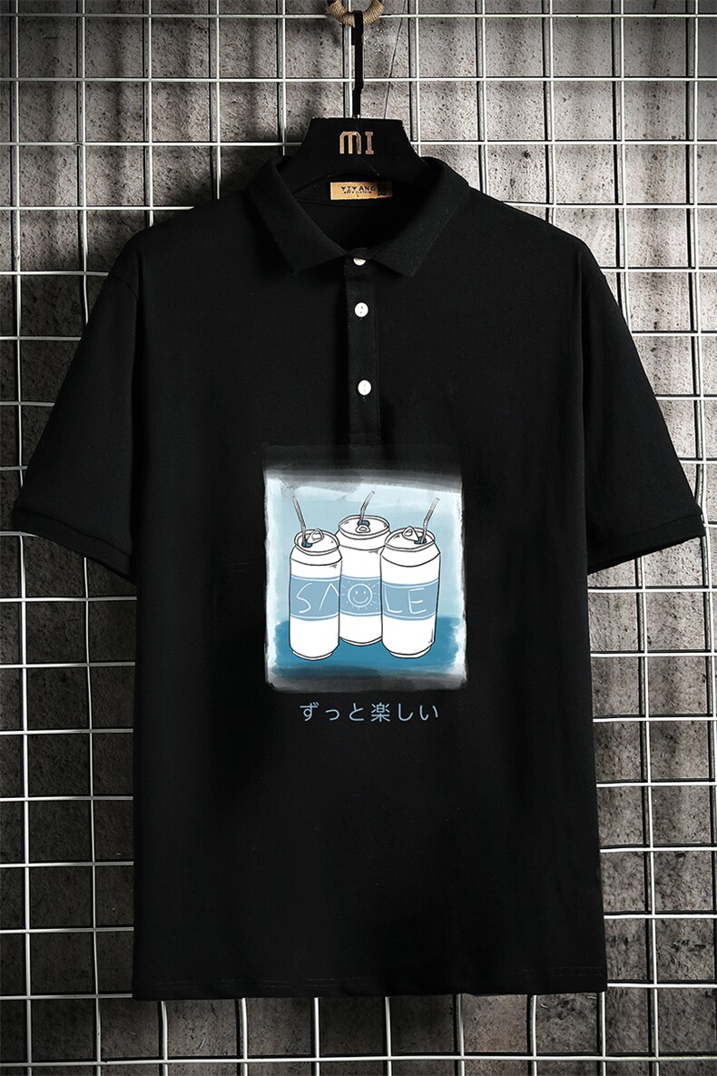 PL57148-P35翻领短袖polo衫男大码胖子半袖t恤男有领保罗衫,男装Polo衫,电商A040A