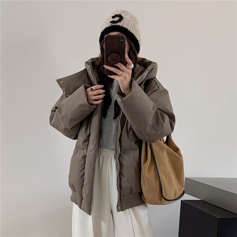 M801-P103冬季加厚男款棉服保暖冬装宽松百搭棉衣面包服外套,男装棉衣,电商B323A