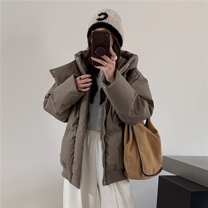 M801-P103 冬季加厚男款棉服保暖冬装宽松百搭棉衣面包服外套图片