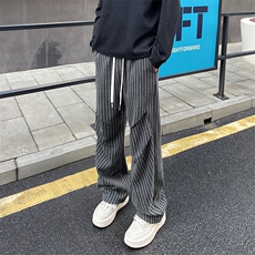 复合面料高克重美式雪尼尔鱼骨纹褶皱加厚休闲裤K25597/特P38，男装休闲裤，电商A094