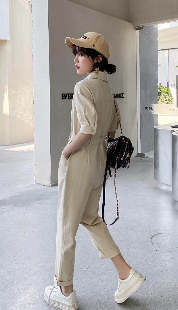 夏季新品牛仔连体裤热销款，女装连体裤，迈裳亿