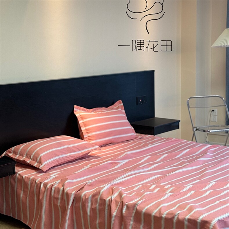 新款传统老粗布床单三件套，床单，一起卖家纺