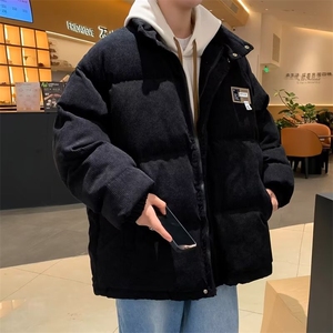 设计情侣装棉服冬2024新款男女宽松灯芯绒棉衣外套MF120-P85图片
