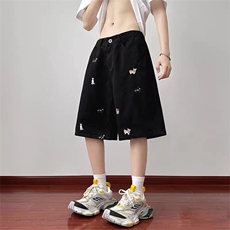 男夏季新款五分裤牛仔裤时尚百搭AA322-P45，男装牛仔裤，星座208-5