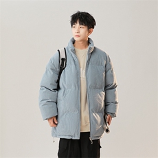 灯芯绒M-3XL数据款2025冬季新款情侣棉衣立领棉服XZ109-223-P88，男装棉衣，星座109