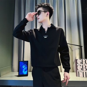 短款卫衣春秋薄款2025今年流行新款小个子显瘦洋气休闲上衣图片