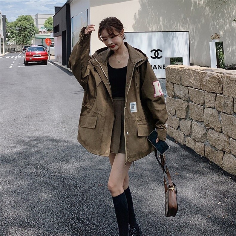 【新款现货】2022秋刺绣重工派克风衣251-606-P165-K228,女装风衣,浙宝189