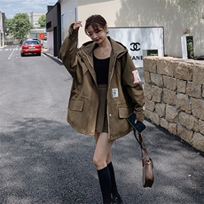 【新款现货】2022秋刺绣重工派克风衣251-606-P165-K228，女装风衣，浙宝189