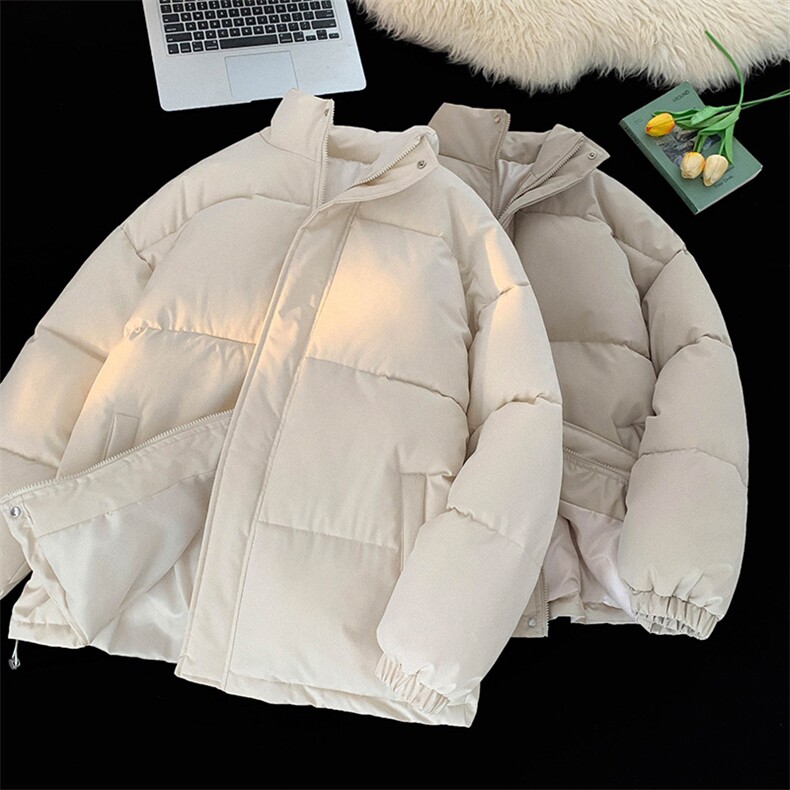 1506/8891/P65高品质得物二开大版男女带门襟纯色棉衣棉服4,男装棉衣,星座1506