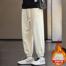 现货主推2025秋冬加绒新款男士休闲印花运动长裤大码JR912-P20，女装休闲裤，星座1816-2（原1210–2）