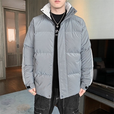 棉衣男秋冬季加厚棉袄外套条纹宽松ins潮面包棉服M0752-P108，男装棉衣，星座308B-1