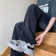 直脚牛仔裤简约宽松直筒气质长裤新款潮百搭N7189P38，男装牛仔裤，星座1116-2